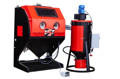 Пескоструйная камера PST-КСО-110 инжекторная, с ФВ, без ФВР, без выдвижного поворотного стола